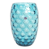 Vase verre de bohême vintage