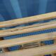 Trio of bamboo bar chairs