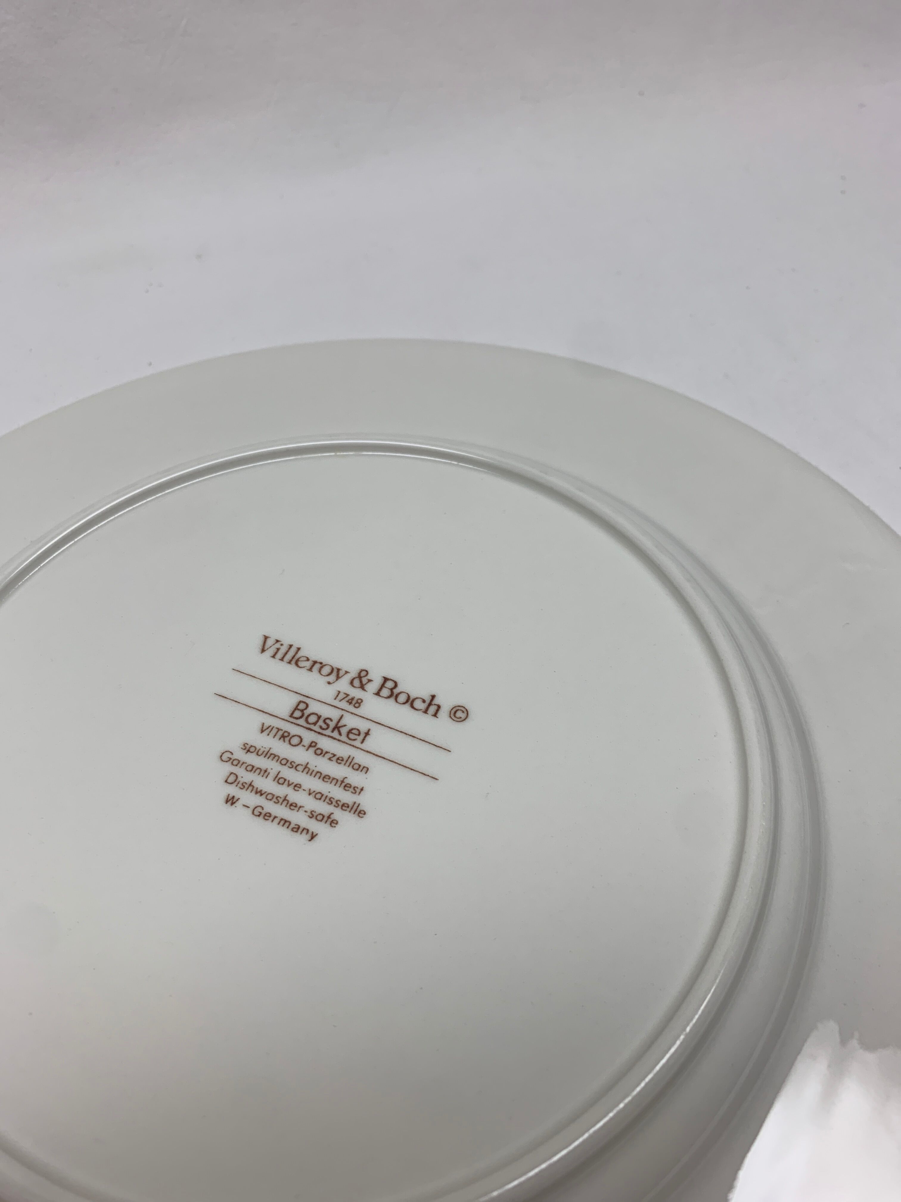 Flat plate Villeroy and Boch