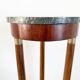 Athenian pedestal in mahogany and marble, Empire style, early 20th century.
