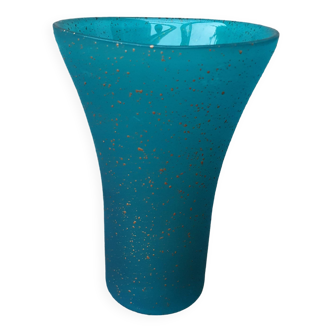 Glass paste effect vase