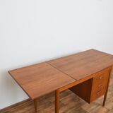 Mid-century Danish teak extendable desk, 1960s