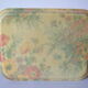 Old service tray 1950s/60s floral decoration in fiberglass