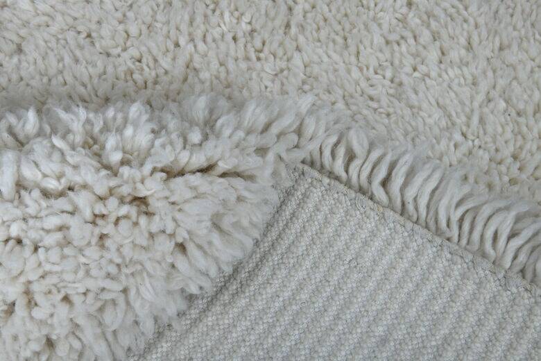 Vintage mohair tulu shaggy rug 91 x 152 cm