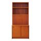 Bibliothèque en teck, design danois, années 1970, production : Danemark