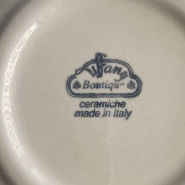 Assiette italienne x3