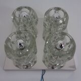 Space Age Glass Cube Lamp from Peill & Putzler, 1960s