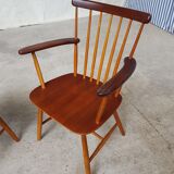 Set of 2 mid century chairs by Billund Stolefabrik