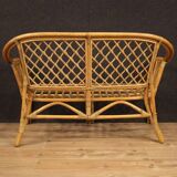 Italian wicker sofa from the 60s