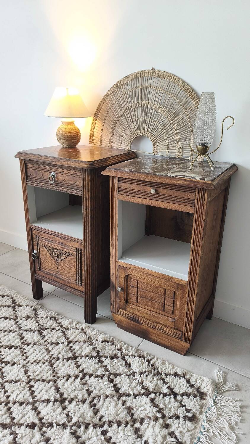 Art Deco bedside tables