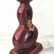 Candlestick ceramic art of bordeaux 1930