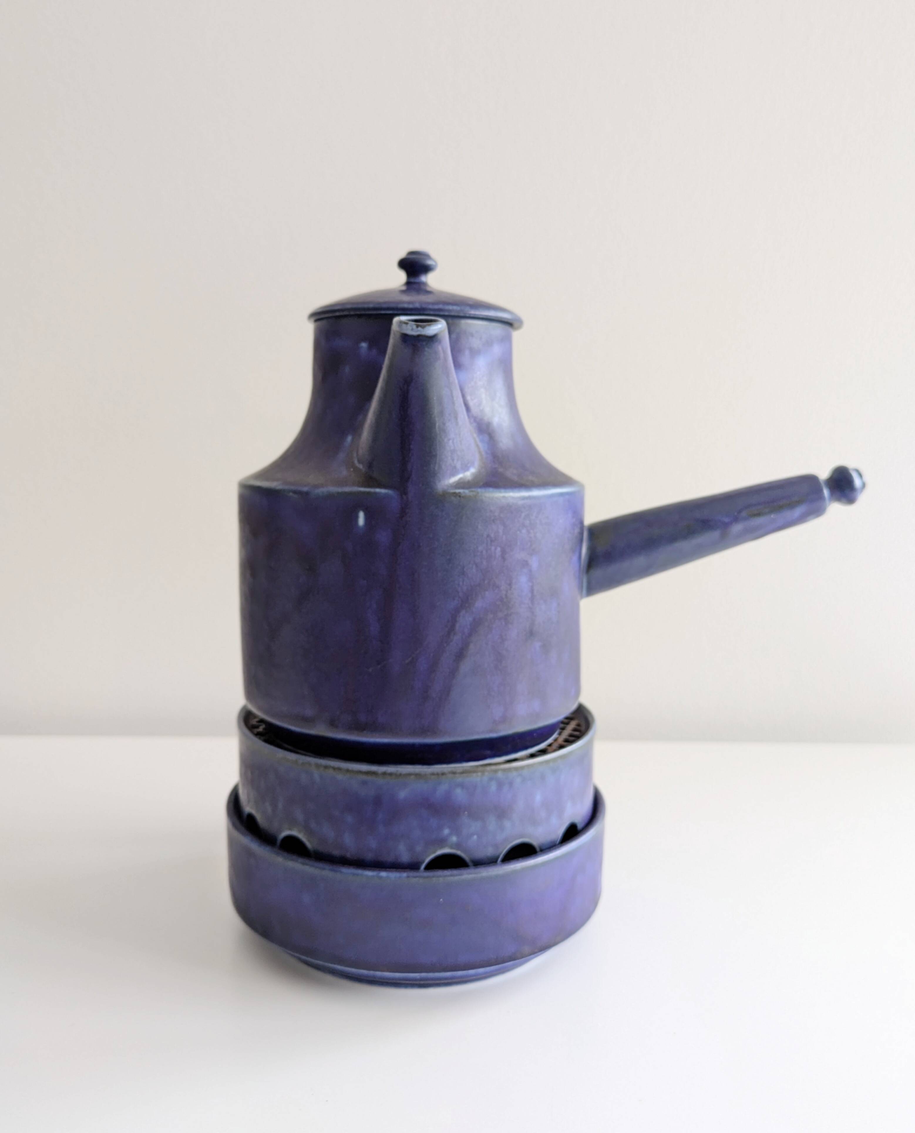 Langenthal (Switzerland) teapot and matching tea warmer.