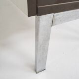 Pierre Guariche for Meurop credenza in vinyl, France 1960's