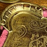 Grand plateau en bois florentin 