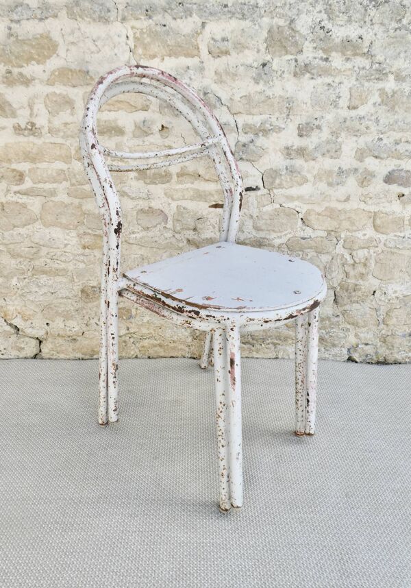 Paire de chaises Mobilor, en métal et bois