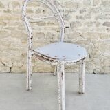 Pair of Mobilor chairs, in metal and wood