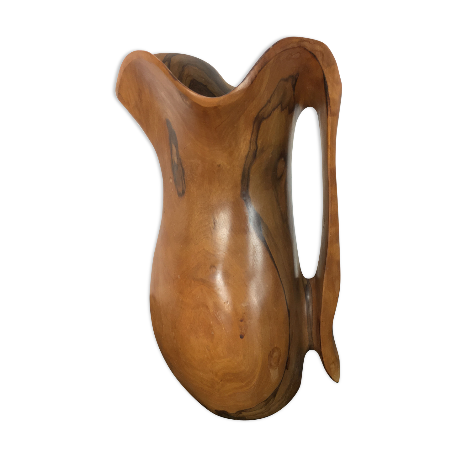 Olive wood pitcher 29cm