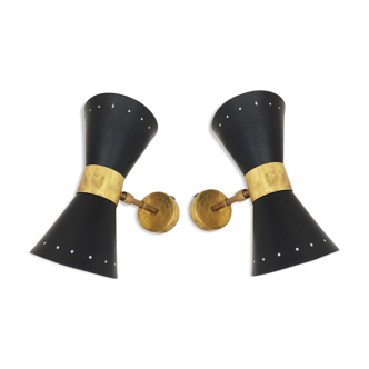 Wall lamps in the style of Italian creations of the 50s