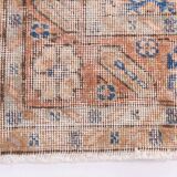 5x8 Rug For Farmhouse Room Blue Orange Vintage Rug, 162x262Cm SK 5165