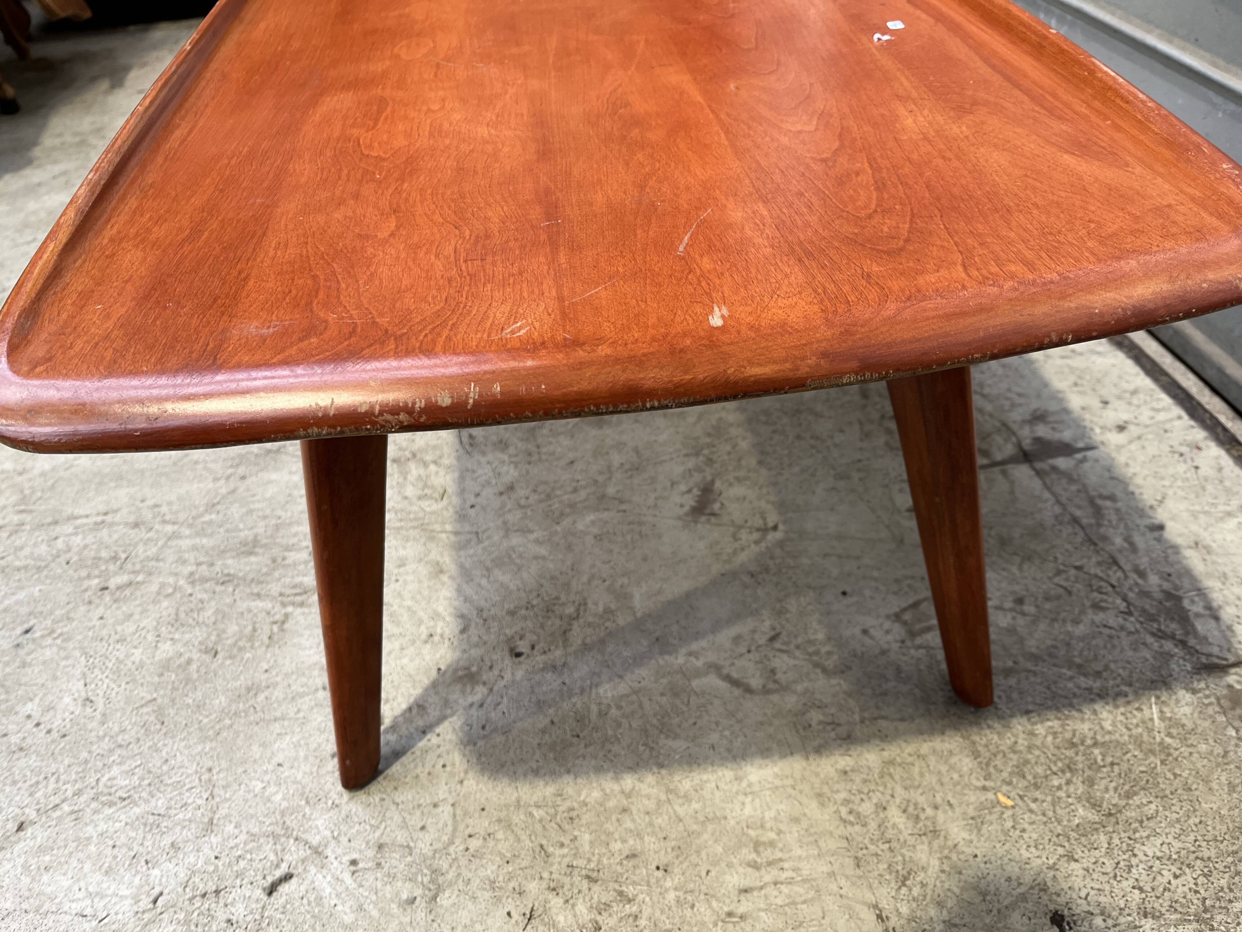 Scandinavian style wooden coffee table