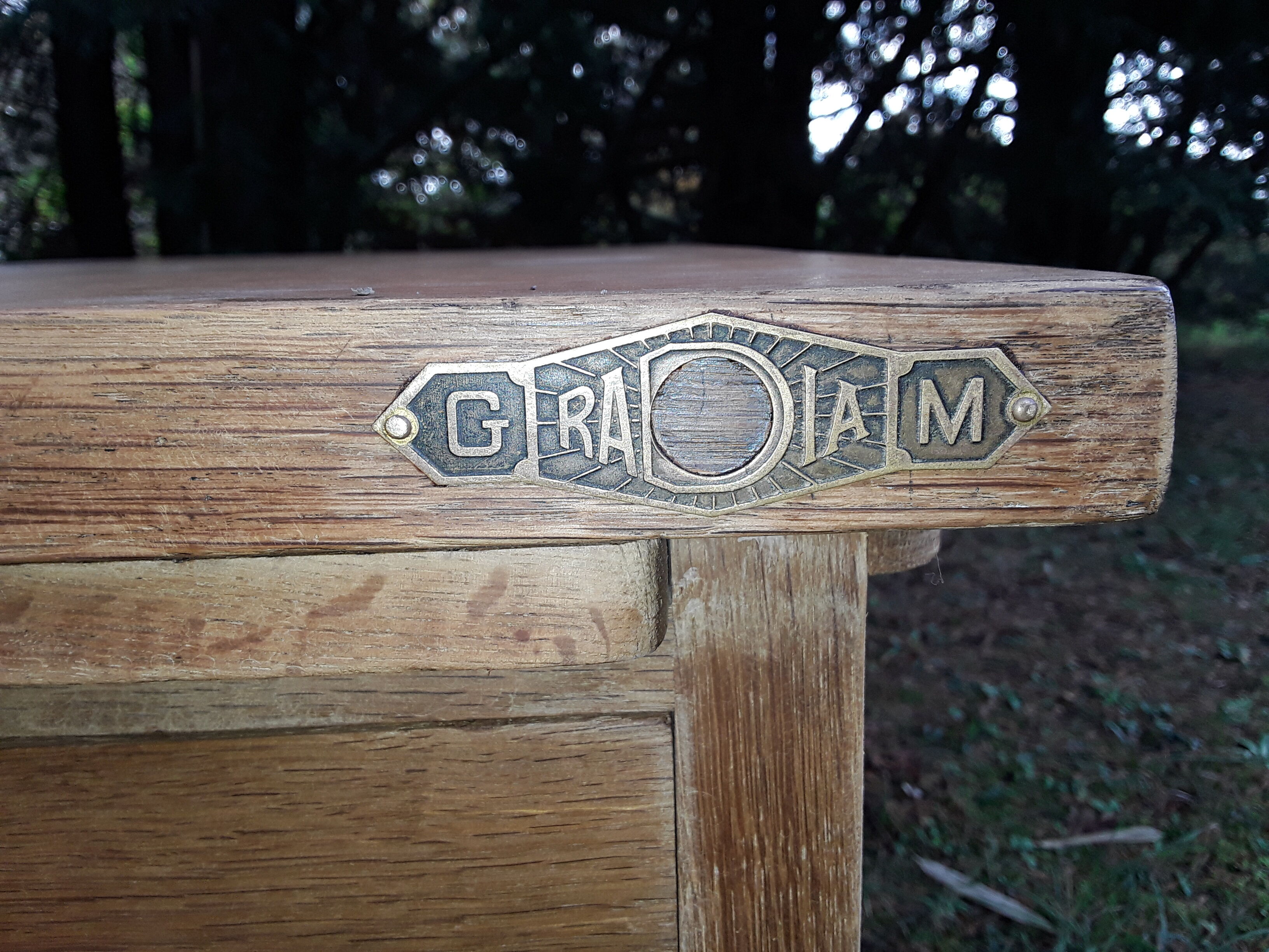 Gradiam oak desk