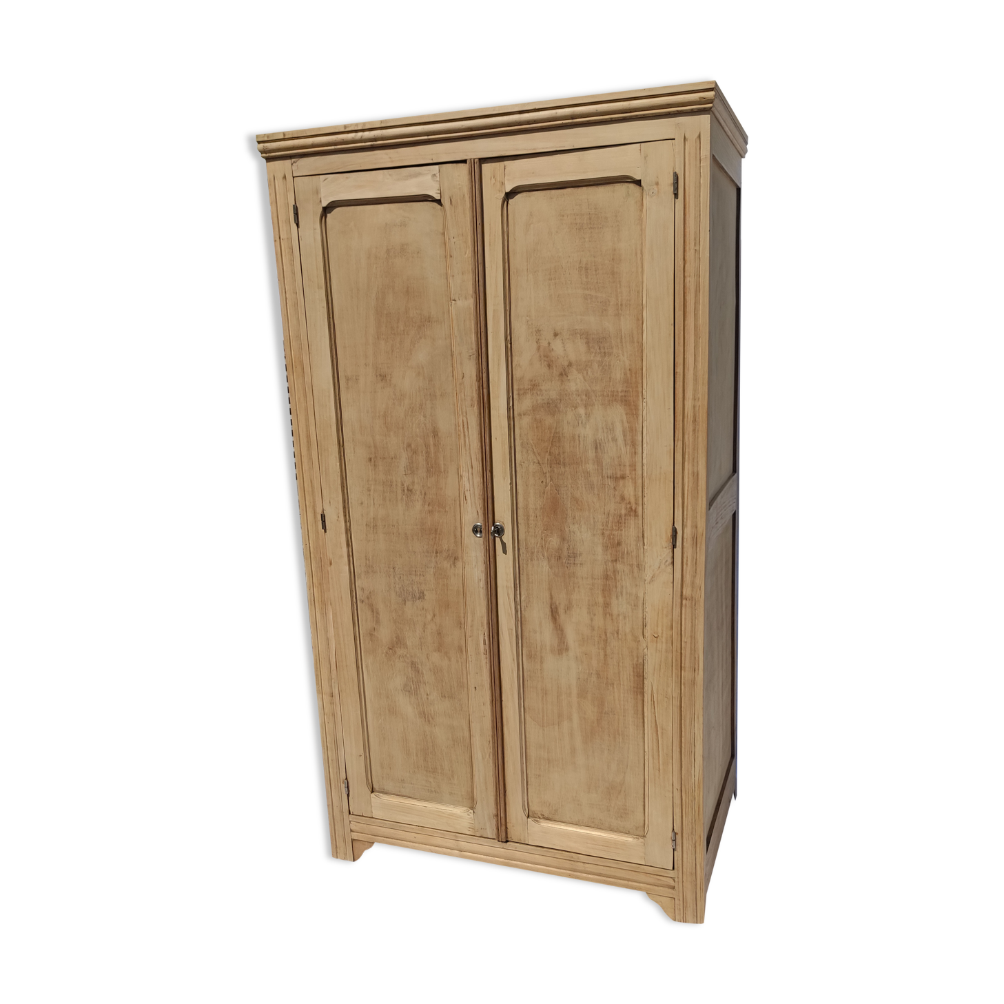 Parisian wardrobe in raw wood