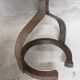 Brutalist wrought iron chain floor lamp 1960s
