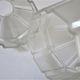 Pair of art deco glass and metal sconces 20/30