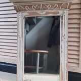 Antique wooden mirror