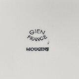Set of twelve ceramic flat plates by Gien, Mougins decor