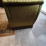 Vintage 70s fabric armchair