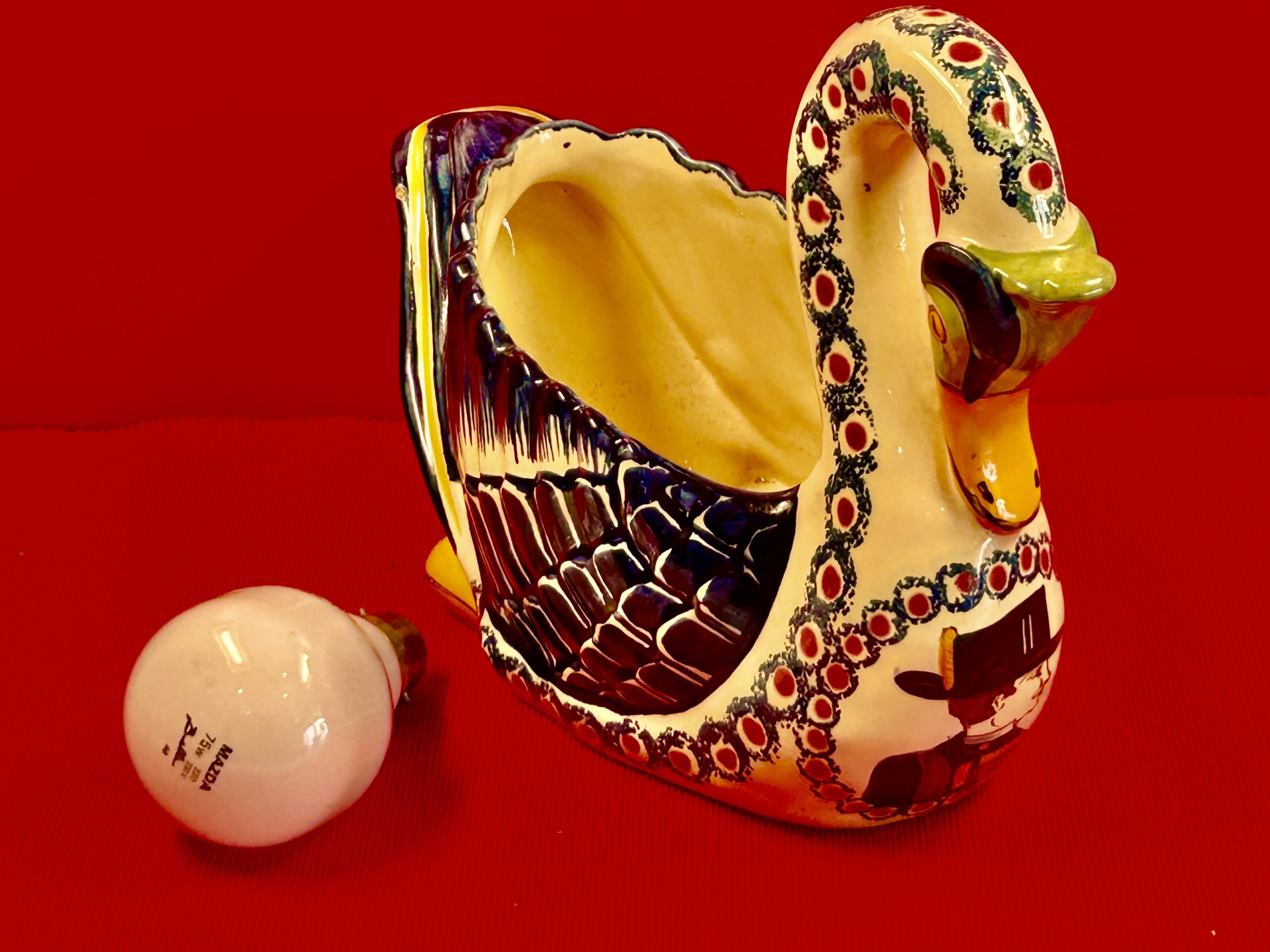 Henriot Quimper Cache Pot 30 x 13 x 21 cm Pottery France -