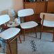 Série de 3 chaises scandinaves vintage