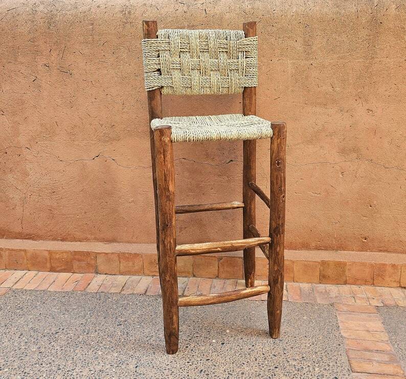 Vintage moroccan bar stool