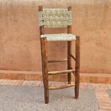 Vintage moroccan bar stool