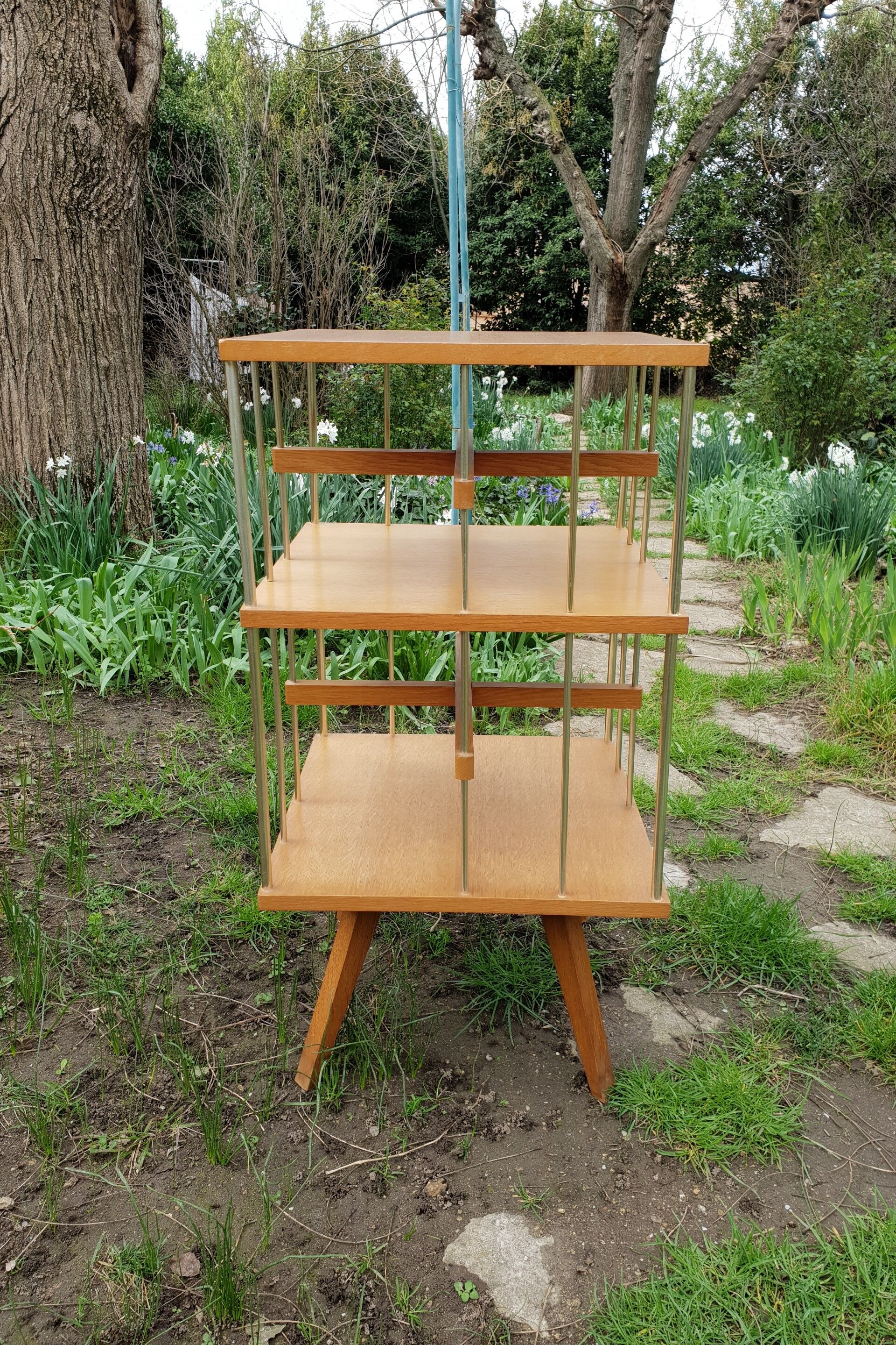 Vintage revolving library