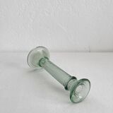 Vintage Molded Glass Straight Candle Holder