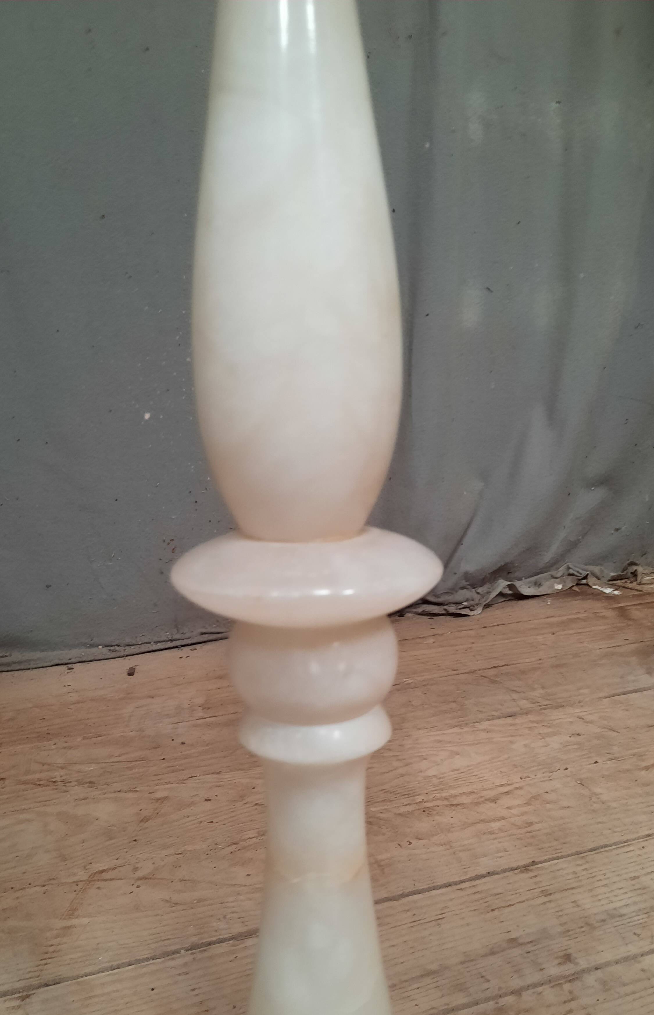 White marble stand