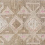 Soft Color Turkish Antique Small Handmade Traditional Door Mat Small Rug