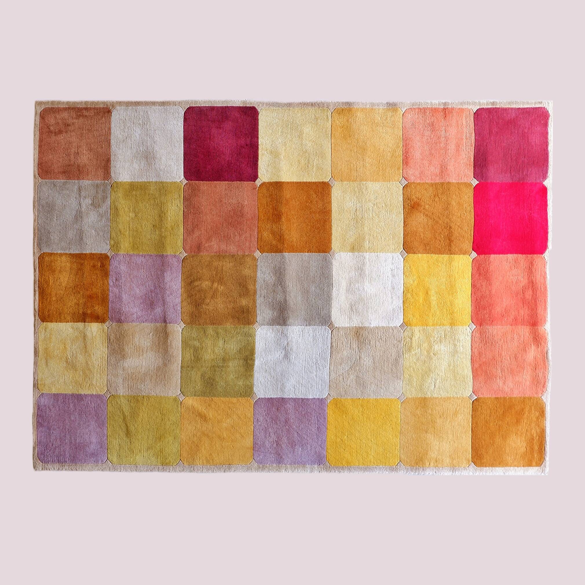 Wool velvet carpet "Robert Le Héros" Paris - 1990s 186x278