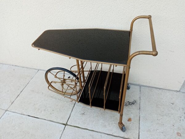 Desserte vintage range disque