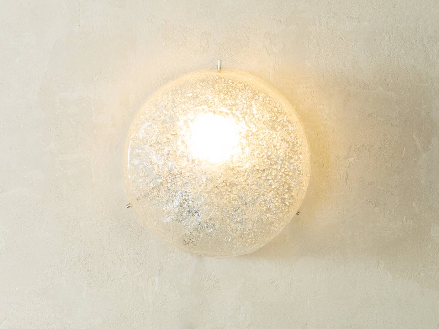 Elegant wall and ceiling lamp from the 1970s