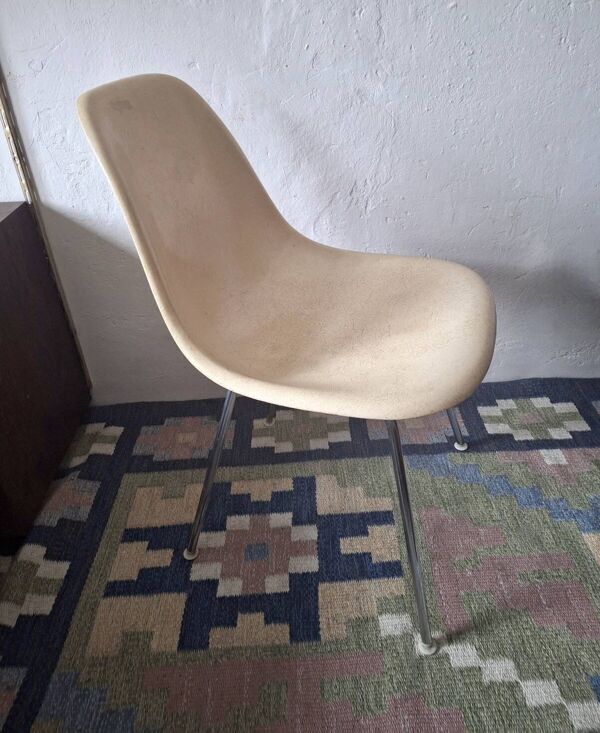 Chaise en fibre de verre DSX précoce par Charles et Ray Eames pour Herman Miller, 195