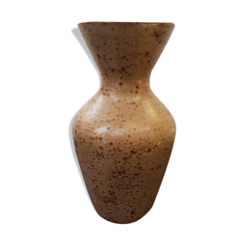 Ancien vase etrusque céramique marron beige vintage