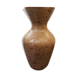Ancien vase etrusque céramique marron beige vintage