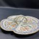 Four-lobed beggar worker's hors d'oeuvre in Chantilly porcelain, Japanese decor