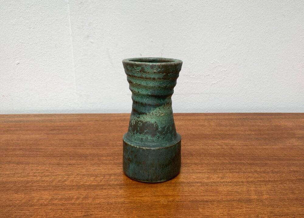 Brutalist pottery vase by Mobach, mid-century, 1960s.