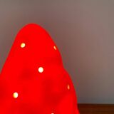 Postmodern plastic mushroom table lamp by Heico.
