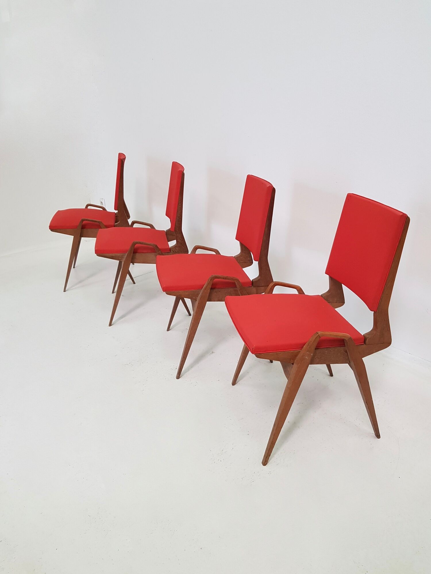 Suite of 4 chairs from Maurice Pre  1950