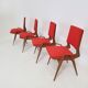 Suite of 4 chairs from Maurice Pre  1950